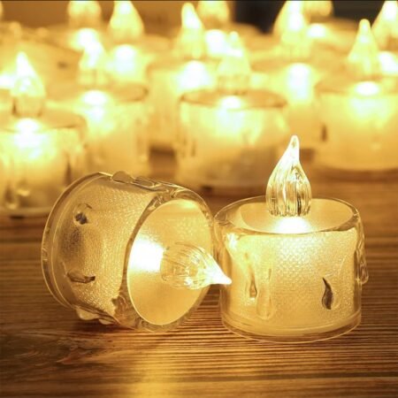 24Pcs Tea Lights Candles Battery Operated, Flameless Votive Candles