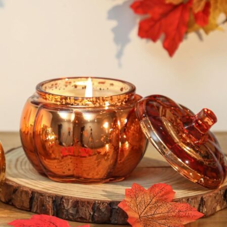 Fall Pumpkin Shaped Candle Pumpkin Spice Candles 12oz